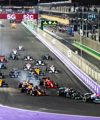 Jeddah, Saudi Arabia. 2-5 December 2021. F1 World Championship 2021. 1st Saudi Arabia F1 GP. Start of the Race.